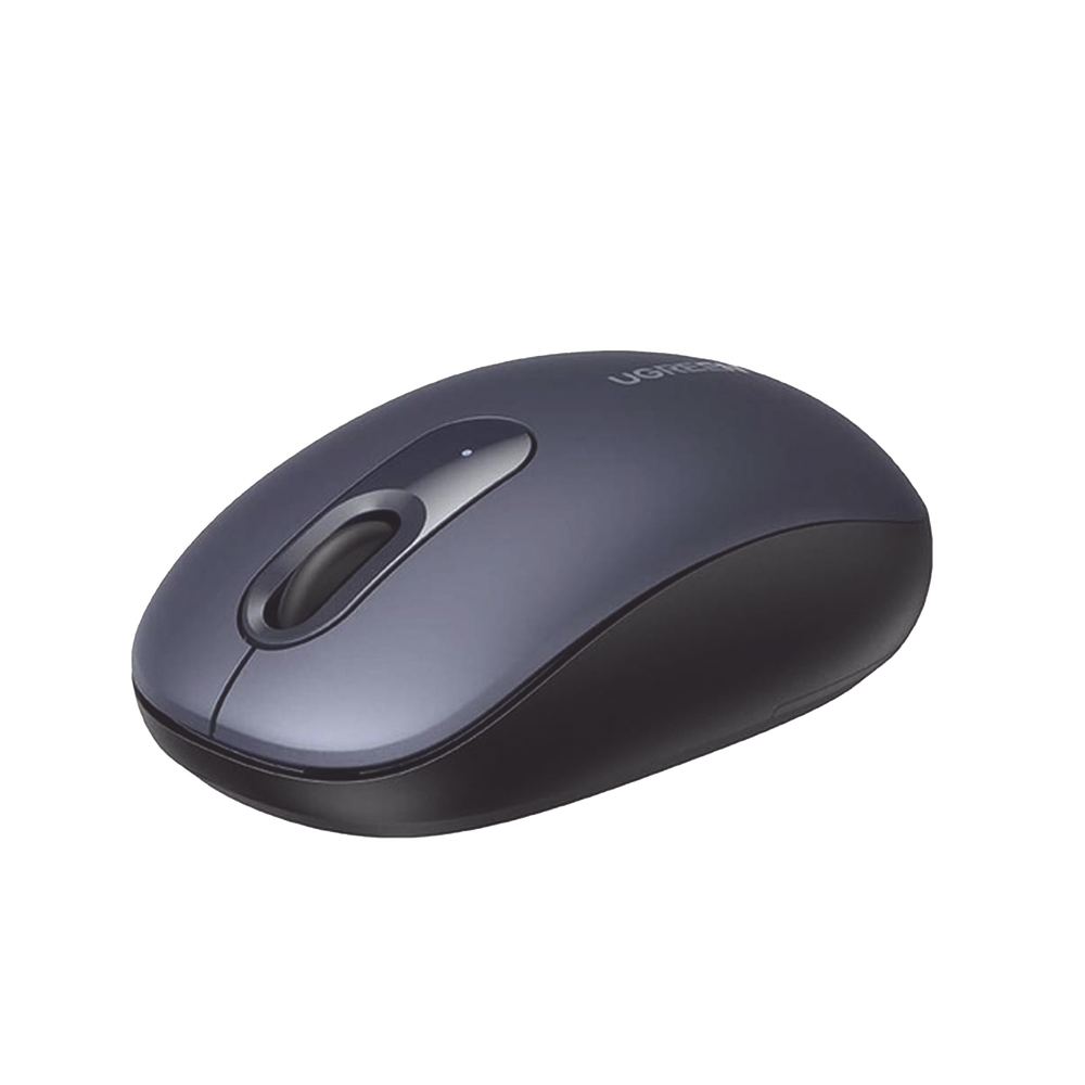Mouse Inalámbrico 2.4G 800/1200/1600/2400 DPI | Función de 3 botones | Alcance 10m | Silencioso |  Ergonómico | Anti-caída y Anti-interferencias | Batería Alcalina AA incluida  | Midnight Blue.