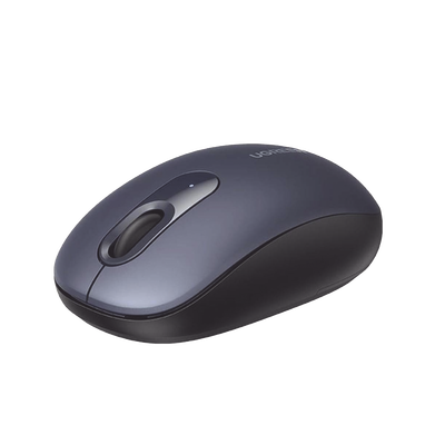 Mouse Inalámbrico 2.4G 800/1200/1600/2400 DPI | Función de 3 botones | Alcance 10m | Silencioso |  Ergonómico | Anti-caída y Anti-interferencias | Batería Alcalina AA incluida  | Midnight Blue.