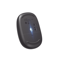 Mouse Inalámbrico 2.4G 800/1200/1600/2400 DPI | Función de 3 botones | Alcance 10m | Silencioso |  Ergonómico | Anti-caída y Anti-interferencias | Batería Alcalina AA incluida  | Midnight Blue.