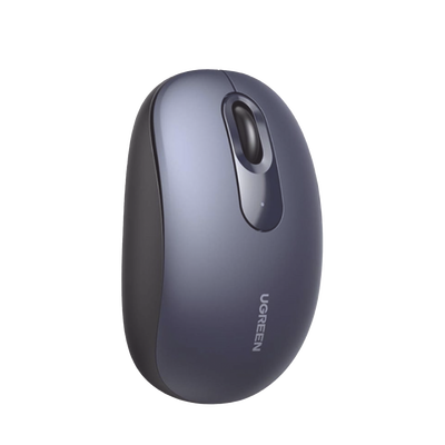 Mouse Inalámbrico 2.4G 800/1200/1600/2400 DPI | Función de 3 botones | Alcance 10m | Silencioso |  Ergonómico | Anti-caída y Anti-interferencias | Batería Alcalina AA incluida  | Midnight Blue.