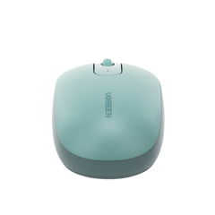 Mouse Inalámbrico 2.4G 800/1200/1600/2400 DPI | Función de 3 botones | Alcance 10m | Silencioso |  Ergonómico | Anti-caída y Anti-interferencias | Batería Alcalina AA incluida  | Color Green.