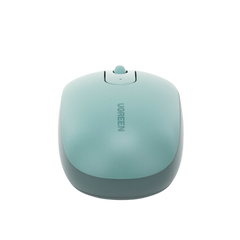 Mouse Inalámbrico 2.4G 800/1200/1600/2400 DPI | Función de 3 botones | Alcance 10m | Silencioso |  Ergonómico | Anti-caída y Anti-interferencias | Batería Alcalina AA incluida  | Color Green.