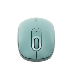 Mouse Inalámbrico 2.4G 800/1200/1600/2400 DPI | Función de 3 botones | Alcance 10m | Silencioso |  Ergonómico | Anti-caída y Anti-interferencias | Batería Alcalina AA incluida  | Color Green.