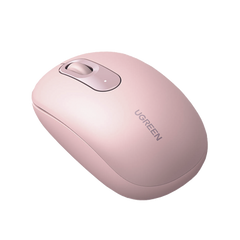Mouse Inalámbrico 2.4G 800/1200/1600/2400 DPI | Función de 3 botones | Alcance 10m | Silencioso |  Ergonómico | Anti-caída y Anti-interferencias | Batería Alcalina AA incluida  | Color Dusty Pink.