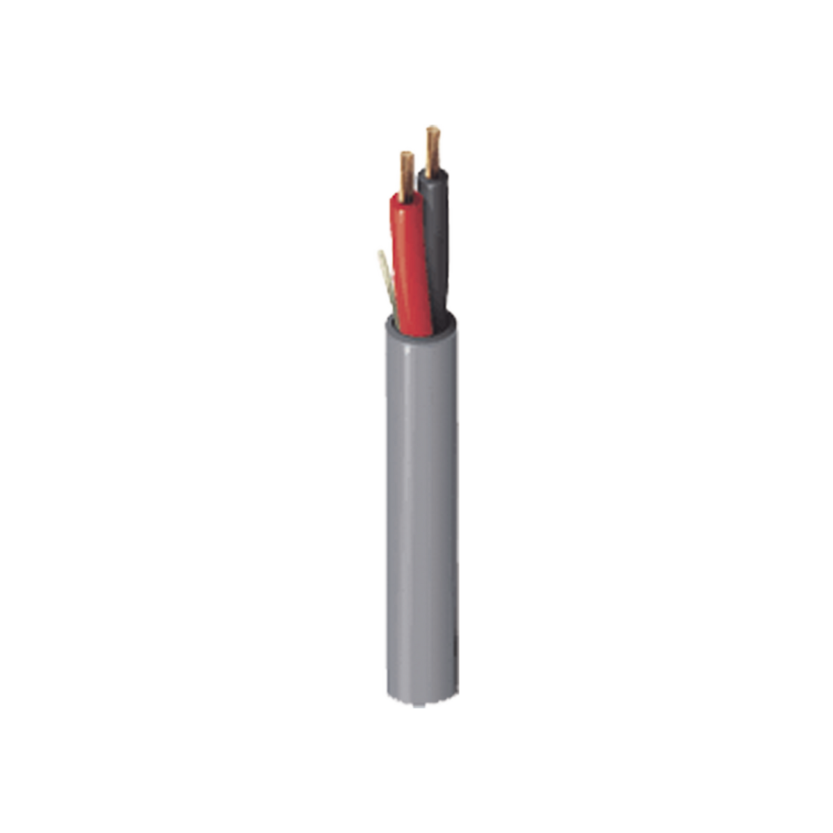 Bobina de 305 Metros (1000 Pies) de Cable / 2 x 16 AWG / Color Gris / Para Aplicaciones Multi Propósito, Seguridad, Control de Acceso, Audio.