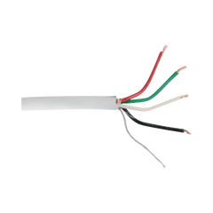Cable 4 x 18 AWG / Blindado / 305 Metros (1000 Pies) / Riser / UL / Color Gris / Hecho en México