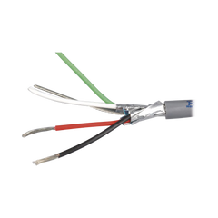 Cable 4 x 18 AWG / Blindado / 305 Metros (1000 Pies) / Riser / UL / Color Gris / Hecho en México