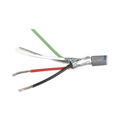 Cable 4 x 18 AWG / Blindado / 305 Metros / Riser / UL / Color Gris / Hecho en México