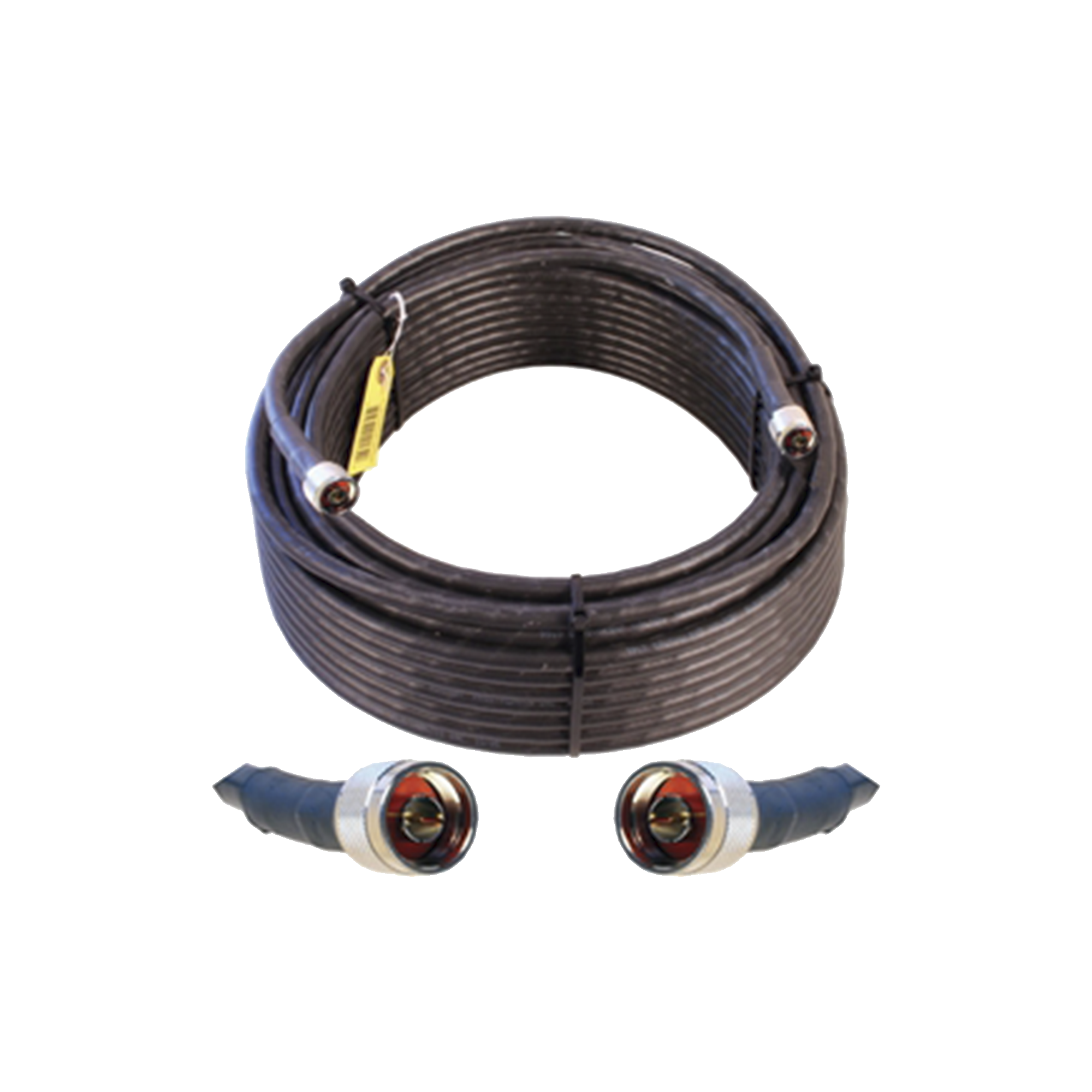 Jumper Coaxial con Cable Wilson-400 | Conector N Macho en los Extremos | 30.48 Metros (100 Pies) de Longitud