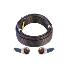 Jumper Coaxial con Cable Wilson-400 | Conector N Macho en los Extremos | 30.48 Metros (100 Pies) de Longitud