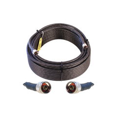 Jumper Coaxial con Cable Wilson-400 | Conector N Macho en los extremos | 30.48 metros de longitud.
