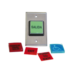 Botón de Salida / MÚLTIPLES Placas/ Luz LED /2 Años Garantia