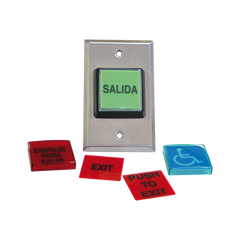 Botón de Salida / MÚLTIPLES Placas/ Luz LED /2 Años Garantia