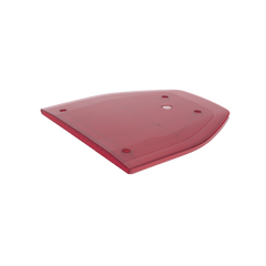 Domo lateral de reemplazo para barra de luces SP216 de la Marca SignalPro, Color Rojo