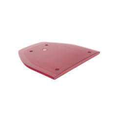 Domo lateral de reemplazo para barra de luces SP216 de la Marca SignalPro, Color Rojo