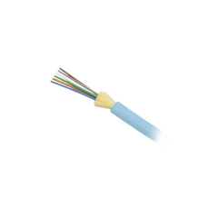 Cable de Fibra Óptica de 6 Hilos, Interior, Tight Buffer, No Conductiva (Dieléctrica), Plenum, Multimodo OM3 50/125 Optimizada, 1 Metro (3.28 Pies)