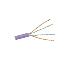 Bobina de Cable U/UTP de 4 pares, Z-MAX, Cat6A, Soporte de Aplicaciones 10GBase-T, LS0H, Color Violeta, 305m