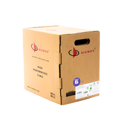 Bobina de Cable UTP Reelex, de 4 pares, Alto Desempeño Cat6, LS0H (Bajo humo, cero halógenos), Color Violeta, 23 AWG, 305m