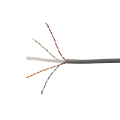 Bobina de Cable UTP Reelex, de 4 Pares, Desempeño Cat6, PVC (CM), Color Gris, 24 AWG, 305 Metros (1000 Pies)