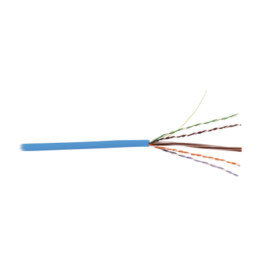 Bobina de Cable UTP Reelex, de 4 pares, Alto Desempeño Cat6, PVC (CM), Color Azul, 23 AWG, 305m