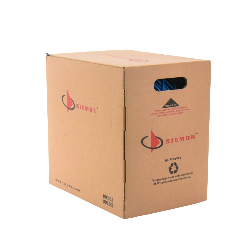Bobina de Cable UTP Reelex, de 4 Pares, Alto Desempeño Cat6, PVC (CM), Color Azul, 23 AWG, 305 Metros (1000 Pies)
