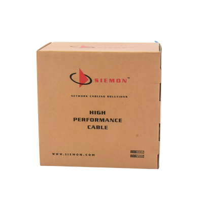 Bobina de Cable UTP Reelex, de 4 pares, Alto Desempeño Cat6, PVC (CM), Color Azul, 23 AWG, 305m