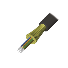 Cable de Fibra Óptica de 6 hilos, Interior/Exterior, Tight Buffer, No Conductiva (Dieléctrica), Riser, Multimodo OM3 50/125 optimizada, 1 Metro