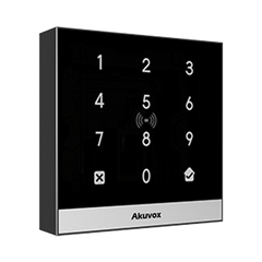 Teclado de Control de Acceso Inteligente / Administración 100% en la Nube / Interfaz WEB / POE / Lector Prox 125 kHz / MIFARE 13.56MHz / NFC / APP Smart Plus / Control de 1 Puerta / PIN Para Visitas / IP65