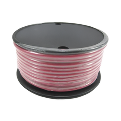 Rollo de cable grado marino calibre 14 en color rojo de 100 pies (30.48 m).