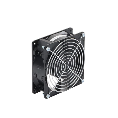 Ventilador Axial Compacto, de 4 Pulgadas, 49 CFM, 115 Vca, De Acero, Color Negro