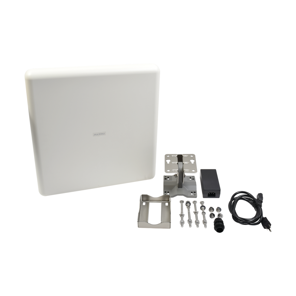 Punto de Acceso WiFi, PTP y PTMP Doble Banda Simultanea, Ideal Para Industria 4.0, Hasta 1.7 Km de Cobertura WiFi, Antena Sectorial MIMO 8x8 Integrada de 100° de Apertura en 2.4 GHz, MIMO 2x2 Conectorizado en 5 GHz.