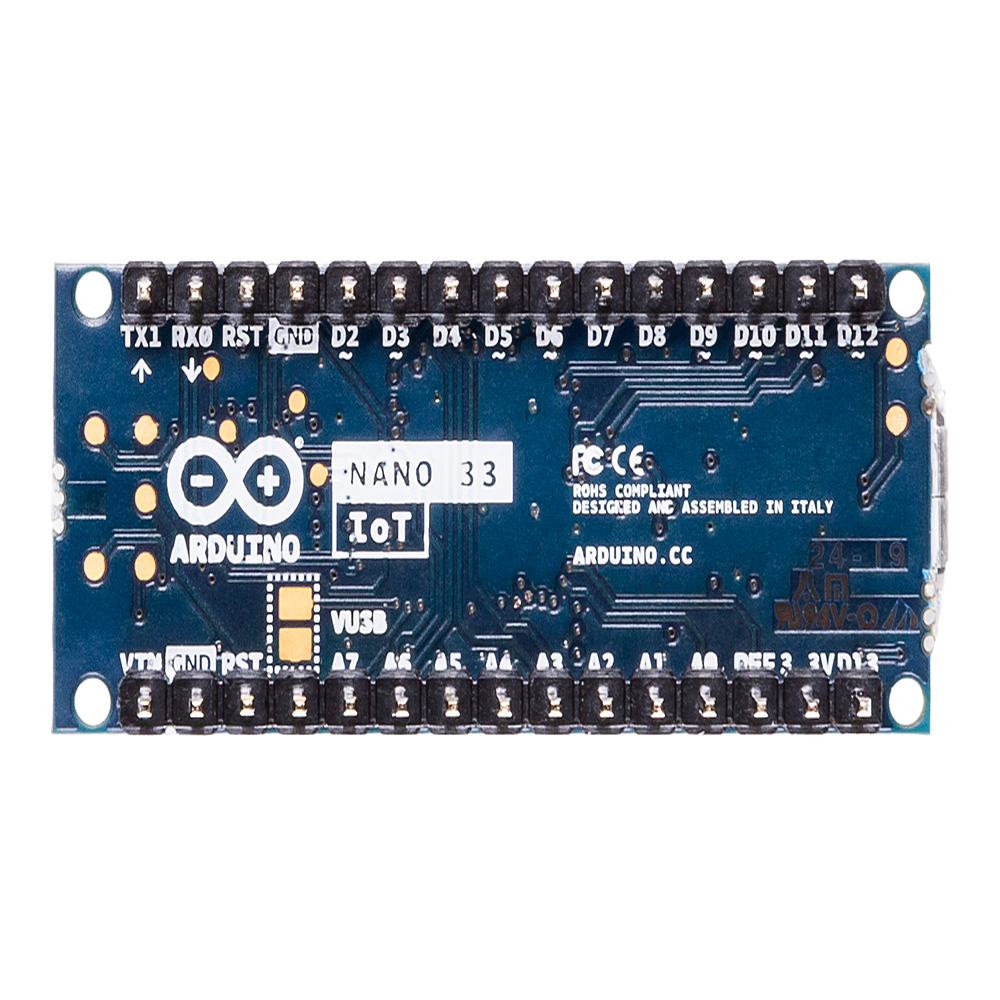 Placa de Desarrollo IoT / Cortex-M0+ SAMD21 48 MHz / Wi-Fi 802.11 b/g/n + Bluetooth 4.2 / IMU 6 Ejes LSM6DSOXTR / Crypto Chip ATECC608A / 3.3V I/O / Micro USB / Compatible Arduino IDE y Cloud