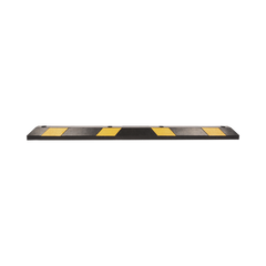 Tope Vehicular P / Estacionamiento / 183cm / Color Negro-Amarillo / 8 Franjas Reflejantes.