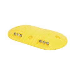 Boya D / Plastico Duradero / Amarilla / 4 Orificios / LEDS REFLEJANTES / 20 Toneladas.