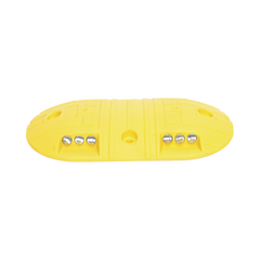 Boya D / Plastico Duradero / Amarilla / 4 Orificios / LEDS REFLEJANTES / 20 Toneladas.