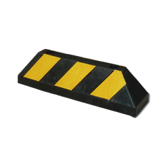 Tope Vehicular 55cm / Para Camion / Estacionamiento / Color Negro-Amarillo.