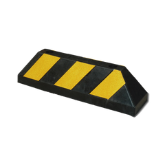 Tope Vehicular 55cm / Para Camion / Estacionamiento / Color Negro-Amarillo.