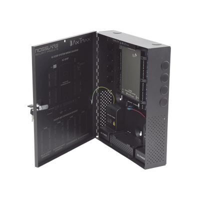 Controlador de acceso para 4 lectoras / Expandible a 56 Lectoras / Compatible con Sistema de Elevadores / 100,000 Usuarios
