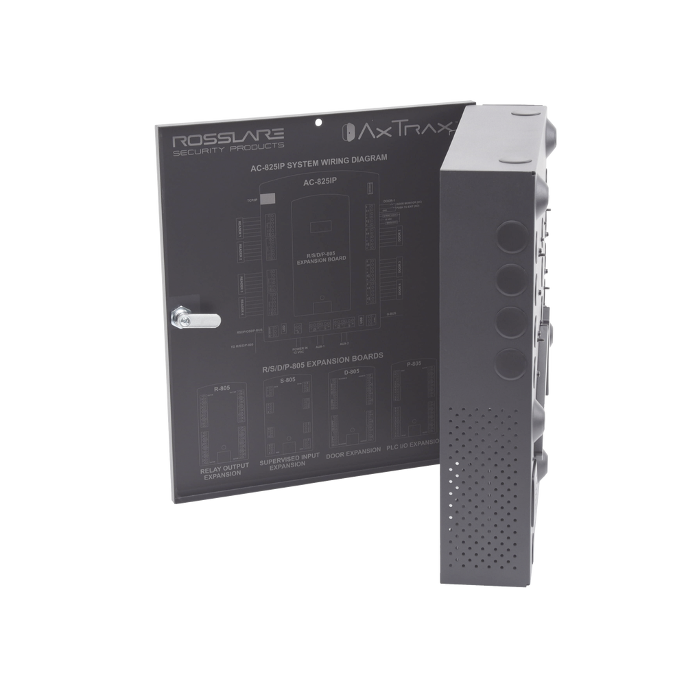 Controlador de acceso para 4 lectoras / Expandible a 56 Lectoras / Compatible con Sistema de Elevadores / 100,000 Usuarios
