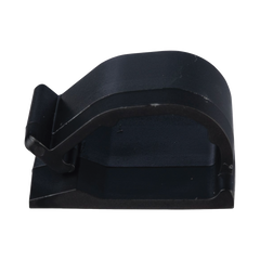 Clip de Nylon 6.6 con Adhesivo, Para Cables de Hasta 15.8 mm de Diámetro, Uso Interior/Exterior, Color Negro, Paquete de 100pz