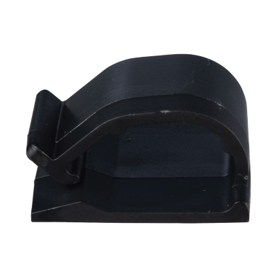 Clip de Nylon 6.6 con Adhesivo, Para Cables de Hasta 15.8 mm de Diámetro, Uso Interior/Exterior, Color Negro, Paquete de 100pz