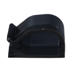 Clip de Nylon 6.6 con Adhesivo, Para Cables de Hasta 15.8 mm de Diámetro, Uso Interior/Exterior, Color Negro, Paquete de 100pz