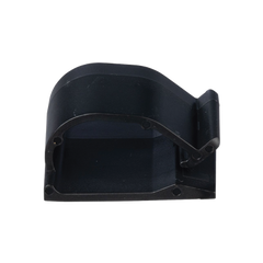 Clip de Nylon 6.6 con Adhesivo, Para Cables de Hasta 15.8 mm de Diámetro, Uso Interior/Exterior, Color Negro, Paquete de 100pz