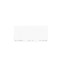 Tag UHF tipo Tarjeta para lectoras de largo alcance 900 MHZ / EPC GEN 2 / ISO 18000 6C / No imprimible / NO incluye porta tarjeta