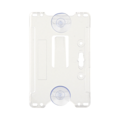 Porta tarjeta de plastico ABS / Transparente / Compatible con tarjetas ACCESSCARDEPC / PROCARDX o Formato CR80