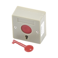 Botón de Pánico a Prueba de Fuego / Restablecimiento con Llave / Tamaño Compacto para Fácil Instalación