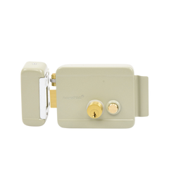 Cerradura Eléctrica con Botón de Salida / Incluye Llave  / Exterior / Izquierda