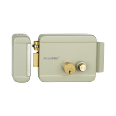Cerradura Eléctrica con Botón de Salida / Incluye Llave  / Exterior / Izquierda