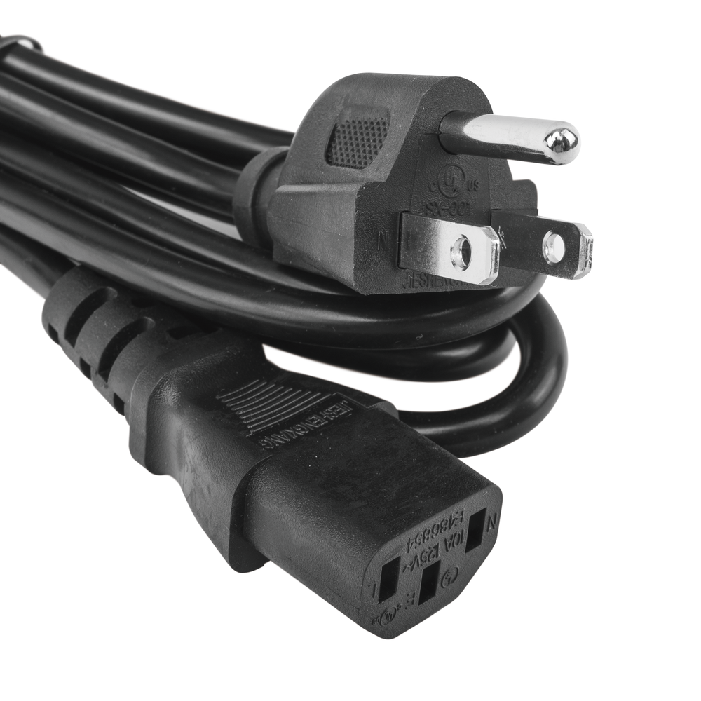 Cable de Alimentación Eléctrica para 120-240 Vca | 1.8 Metros (5.91 Pies)