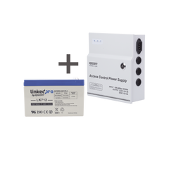Kit / Fuente  regulada de 11 - 15 V @ 5A / Capacidad de respaldo / Modelo  ACPST1205 + Batería incluida LK712